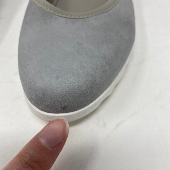 Gabor grey suede Sacchetto wedges 85.320.10 - Picture 4 of 9